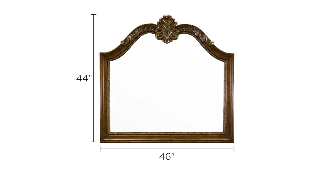 Catalina Bedroom Dresser Mirror Dimensions