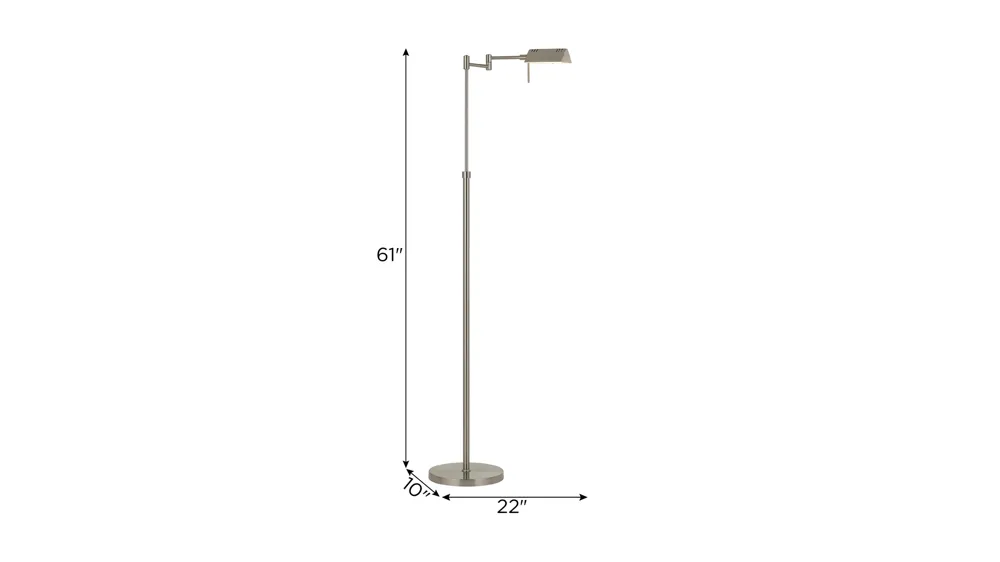 Pharmacy Adjustable Led Floor Lamp Dimensions