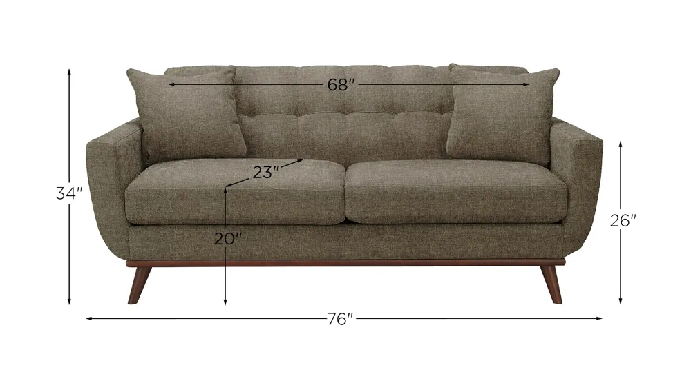 Milo Apartment Sofa Dimensions