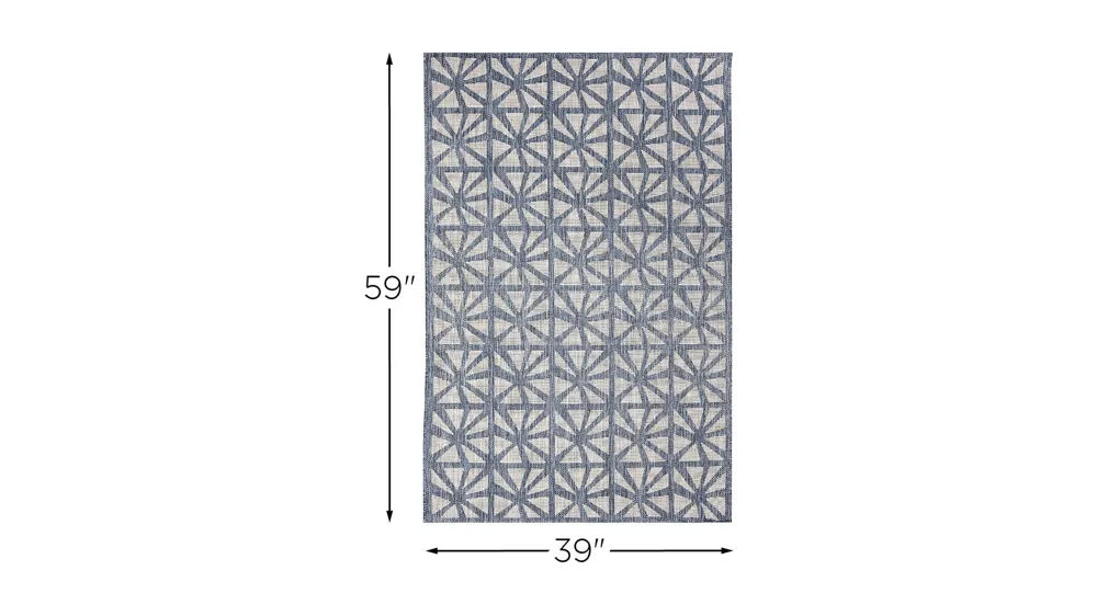 Carmel Tonga Tile Indoor/Outdoor Rug Dimensions