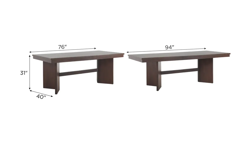 Declan Dining Table Dimensions