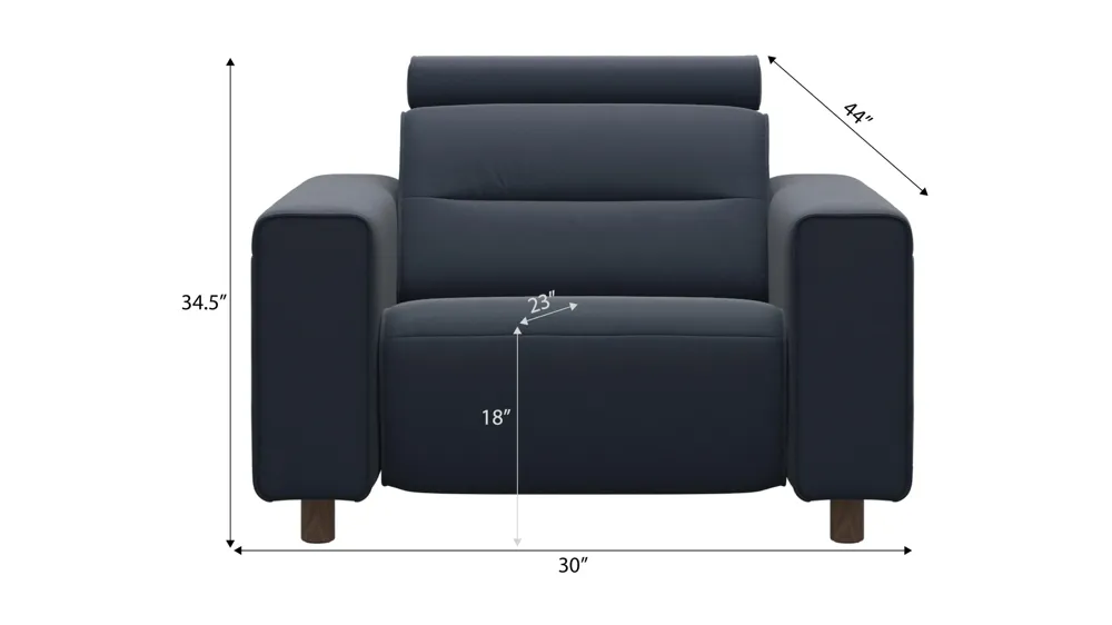 Emily 2-pc. Power Recliner Dimensions