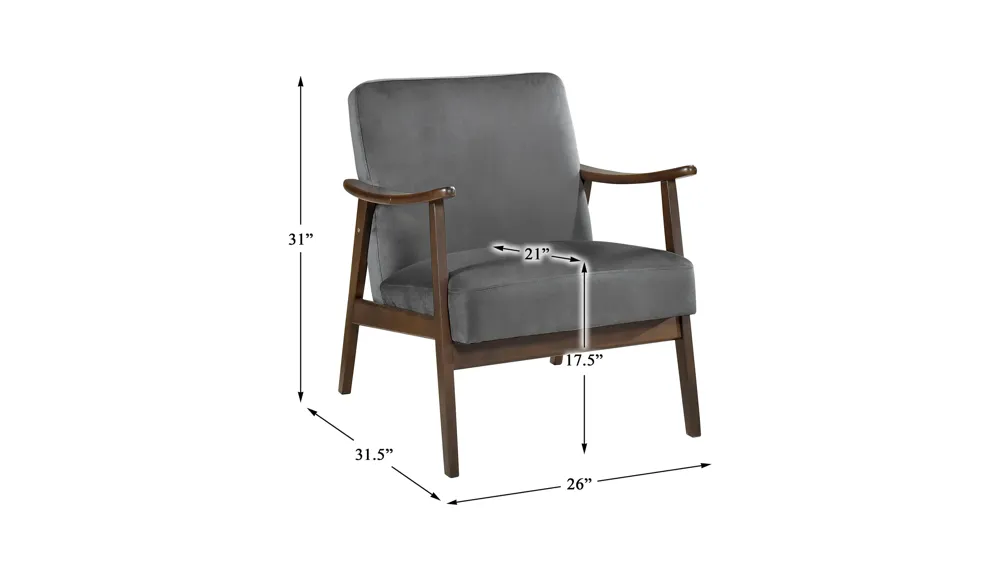 Lucille Accent Chair Dimensions