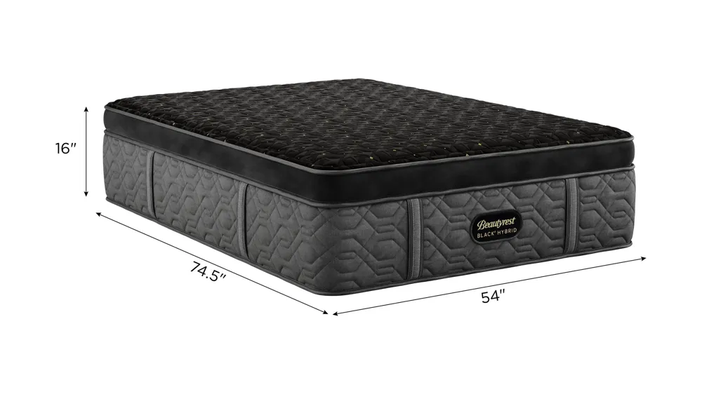 Beautyrest Black Hybrid Series Four Plush Apex Top Mattress Dimensions