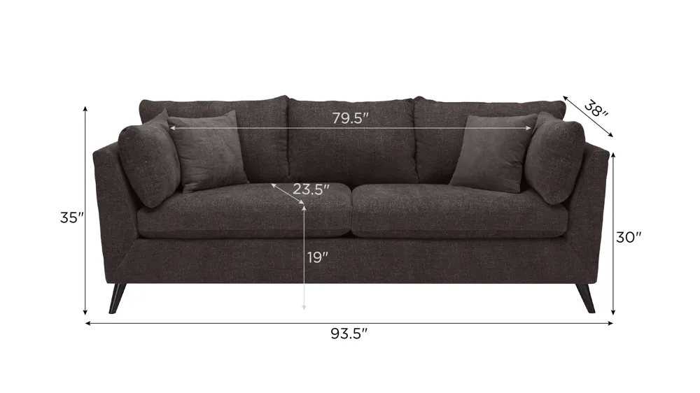 Caruso Sofa Dimensions