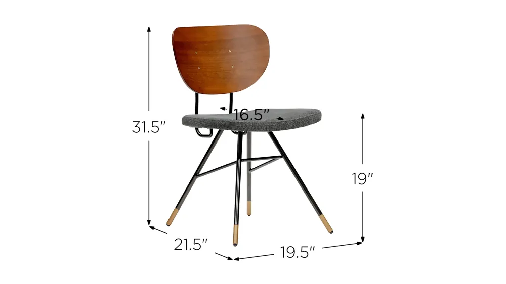Miriam Side Chair Dimensions