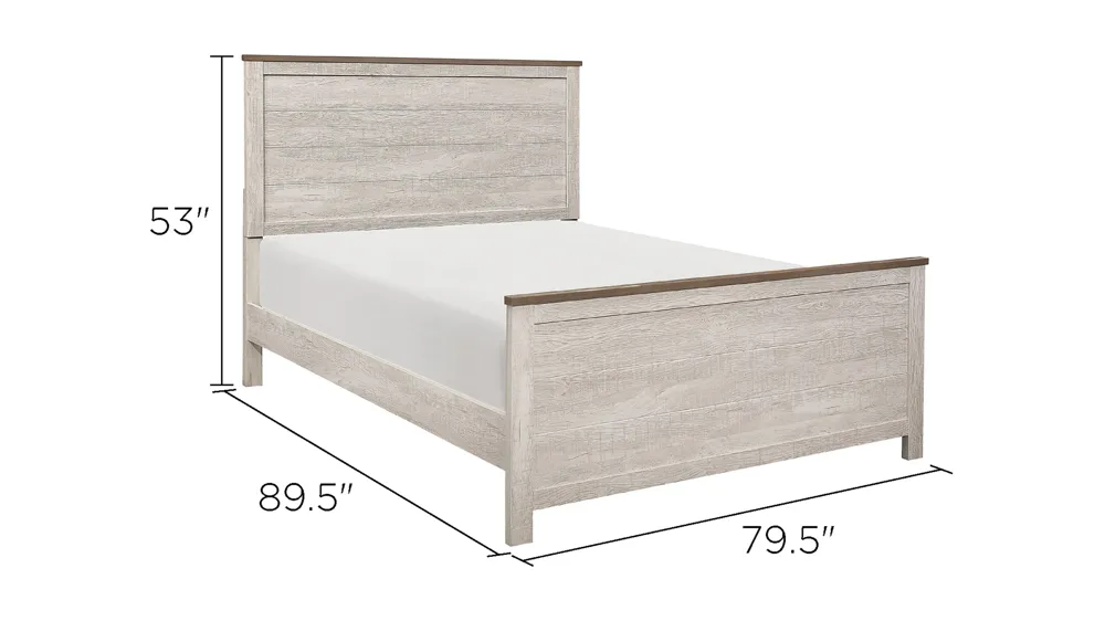 Mckewen Panel Bed Dimensions