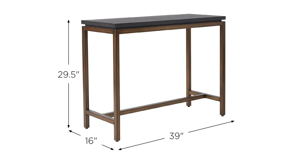 Lucius Console Table Dimensions