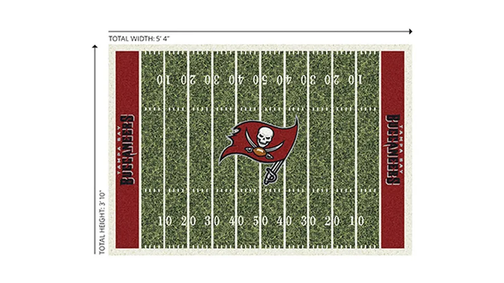 NFL Homefield Rug Dimensions
