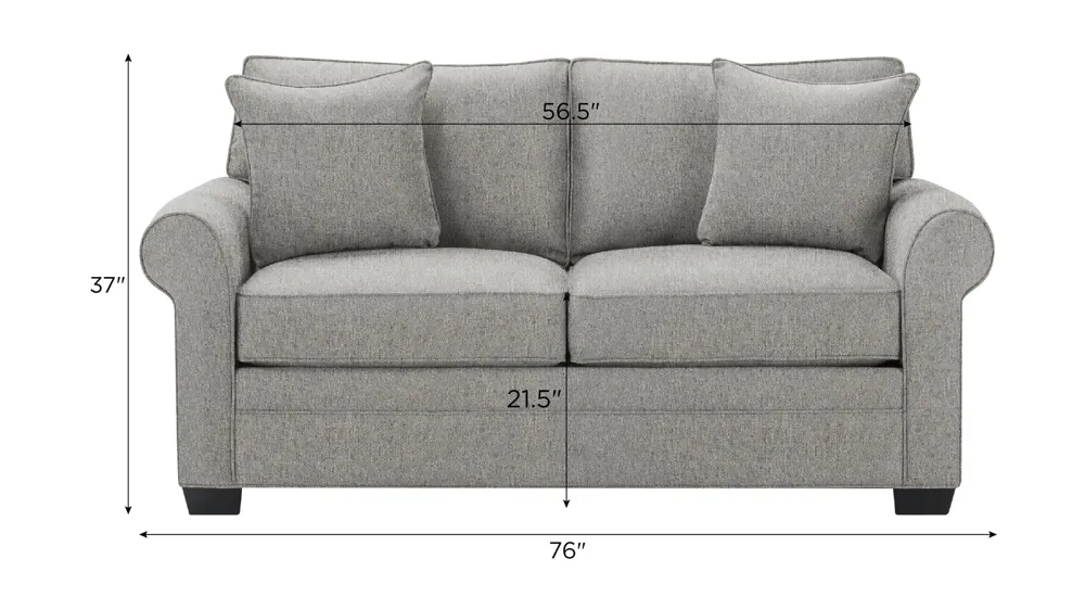 Wellsley Loveseat Dimensions