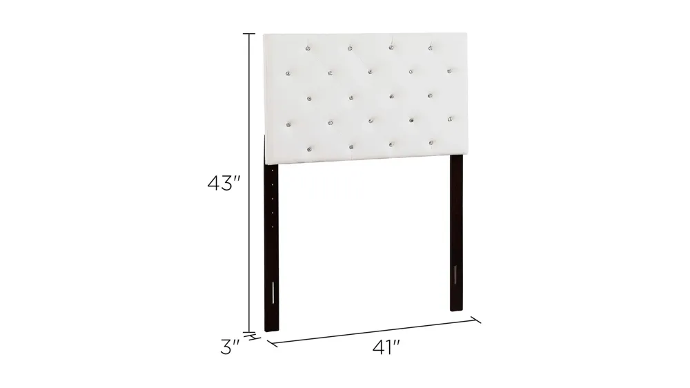 Super Nova Diamond Tufted Headboard Dimensions
