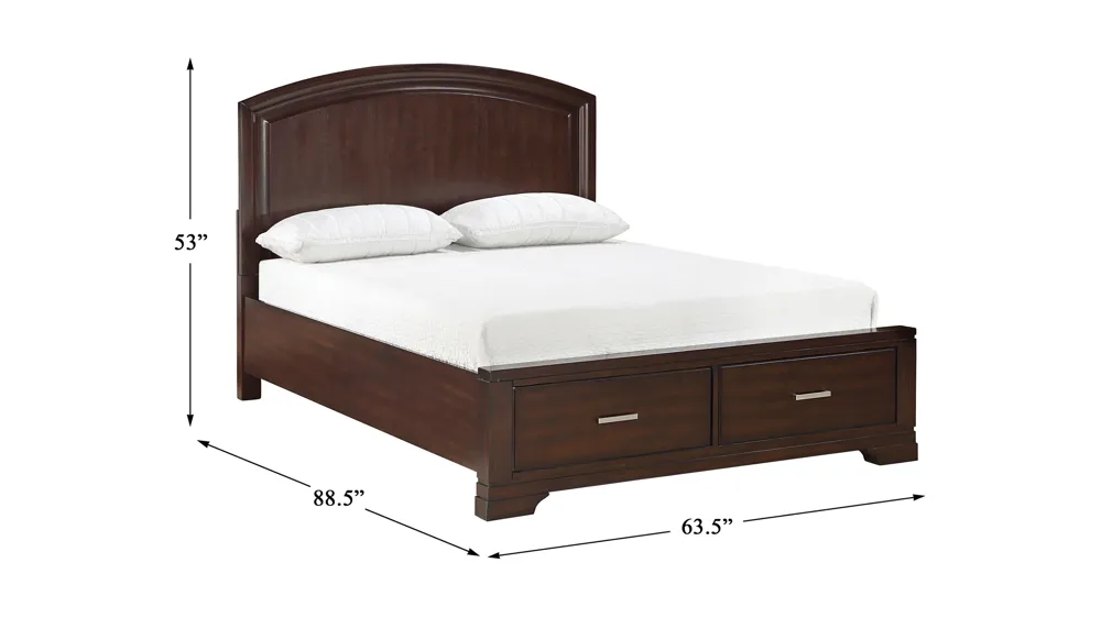 Wittenberry Storage Bed Dimensions