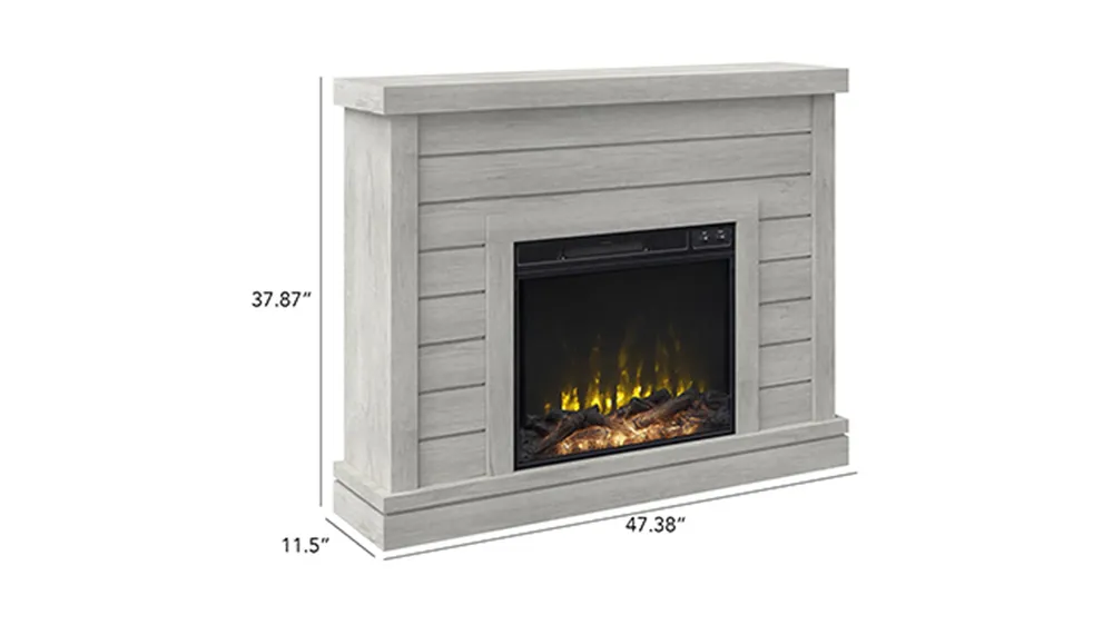 Benjamin Wall Mantel Electric Fireplace Dimensions