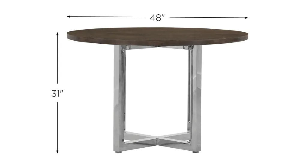 Amalfi Wood Dining Table Dimensions