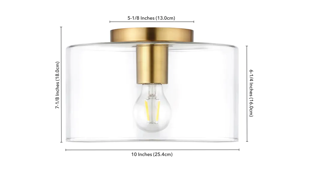 Embla Semi Flush Mount Dimensions