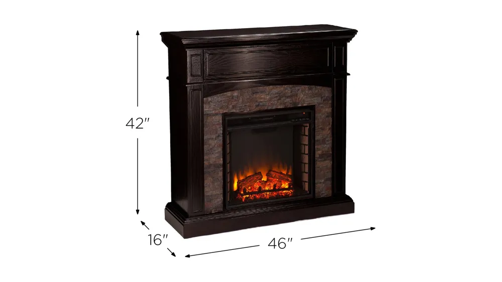Emery Convertible Media Fireplace Dimensions