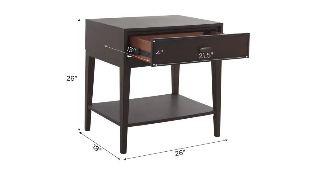 Bainbridge Nightstand Dimensions