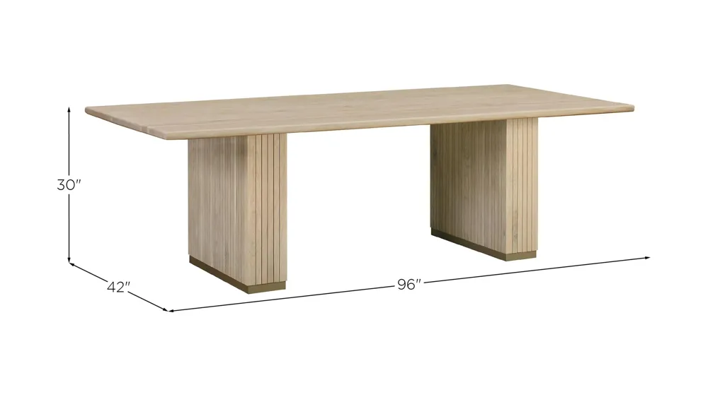 Chelsea Rectangular Dining Table Dimensions