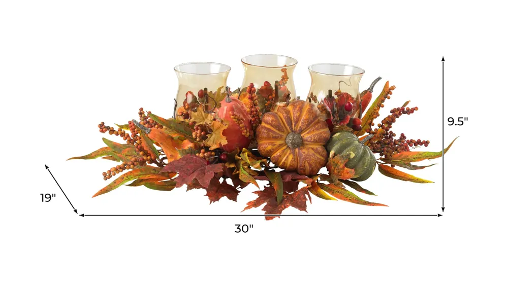 Harvest Triple Candelabrum Dimensions