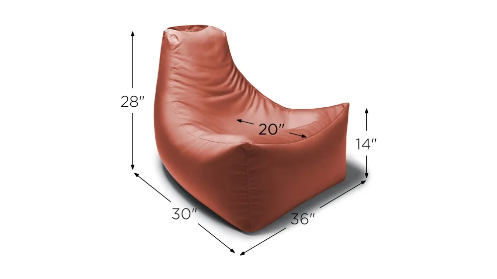 Jokinen Outdoor Bean Bag Patio Chair Dimensions
