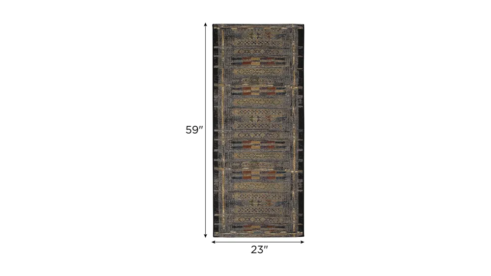 Esencia Tribal Stripe Indoor/Outdoor Mat Dimensions
