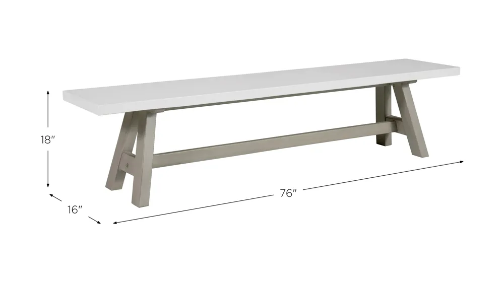 Mills Dining Bench Dimensions