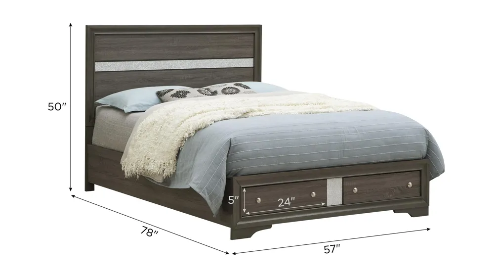 Madrid Storage Bed Dimensions