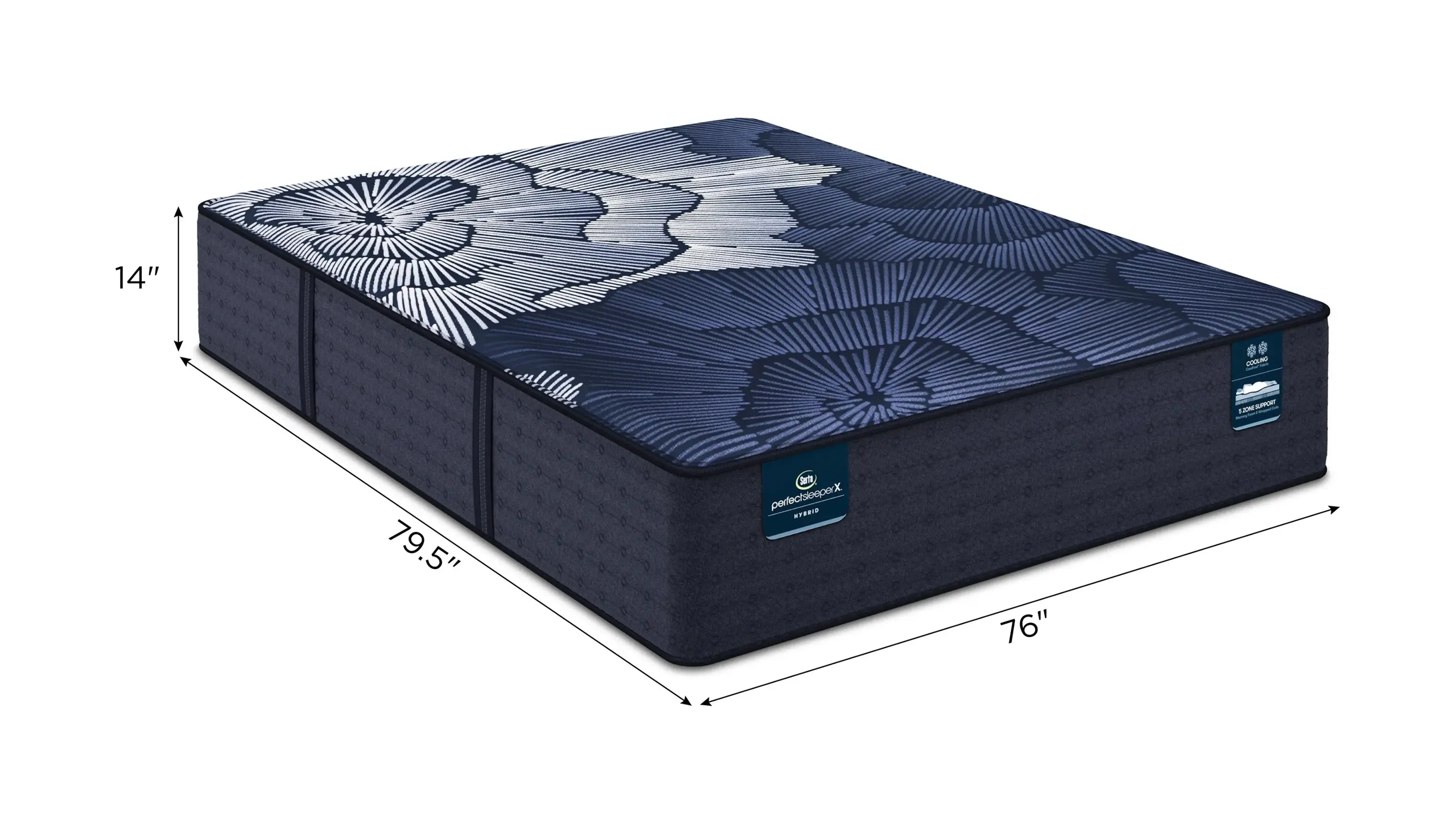 Serta Perfect Sleeper X Prescott Medium Smooth Top Mattress - Thumbnail 4