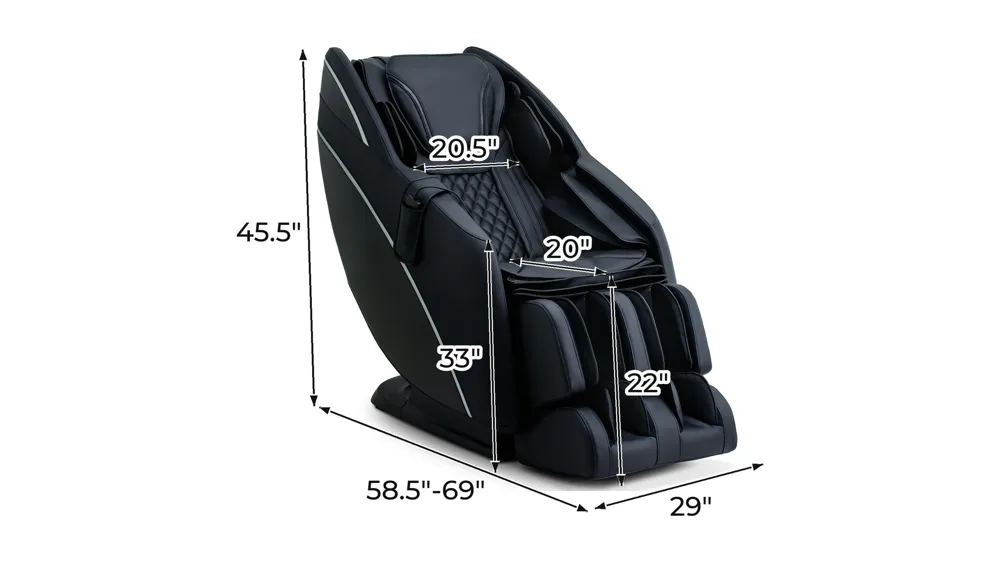 Bliss Proflex Massage Chair Dimensions