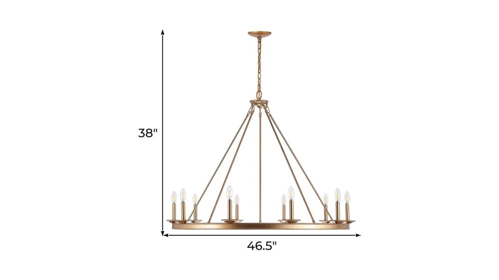 Emerly Chandelier Dimensions
