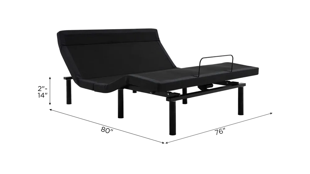 Baselogic Platinum Adjustable Base Dimensions