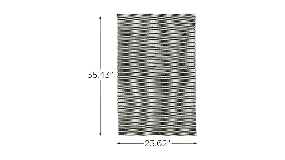 Hot Springs Woven Accent Rug Dimensions