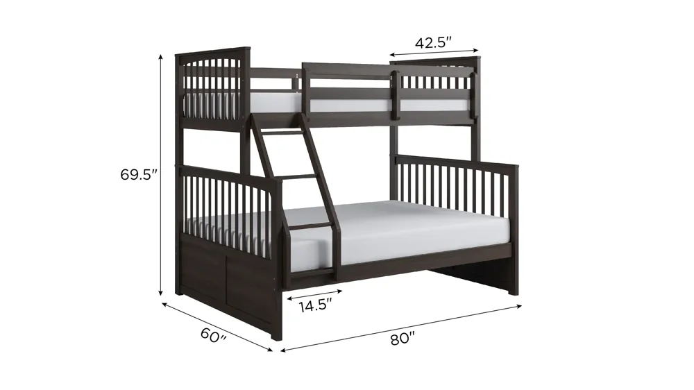 Apollo Bunk Bed Dimensions