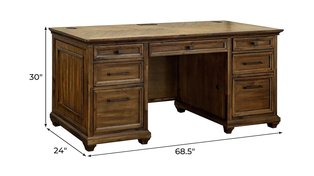 Porter Traditional Credenza Dimensions