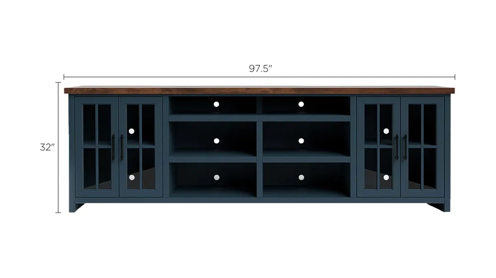 Foxgrove 97" TV Console Dimensions