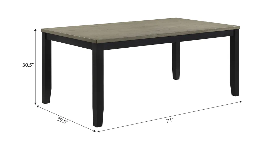 Folio Dining Table Dimensions