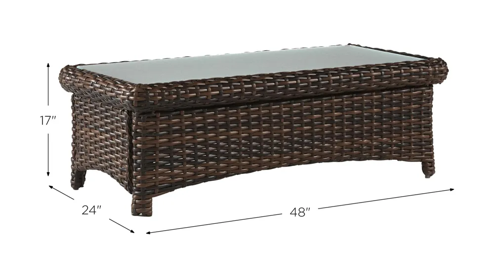 St Tropez Tob Outdoor Coffee Table Dimensions