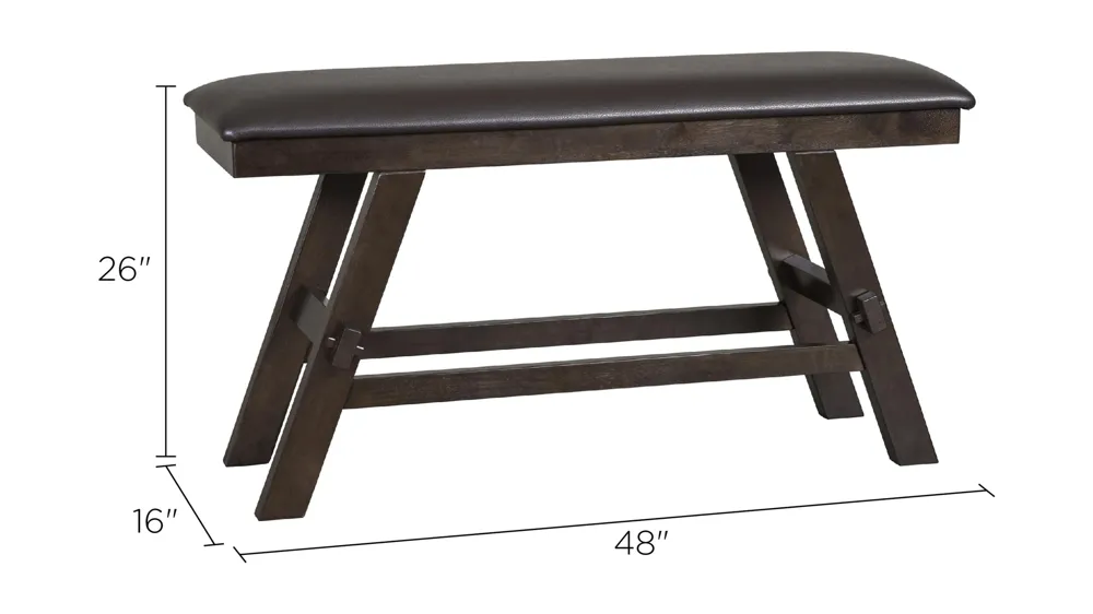 Timothy Counter Bench Dimensions