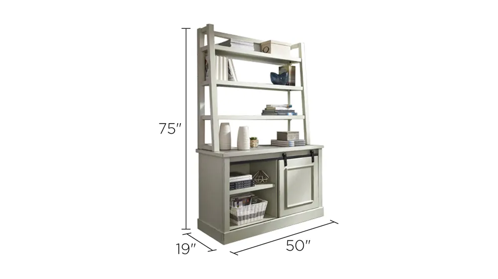Englewood 2-pc. Desk with Hutch Dimensions
