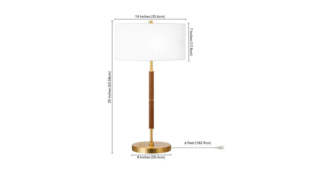 Cassius Table Lamp Dimensions