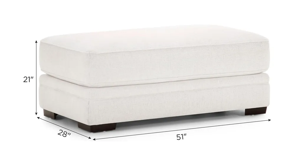 Stella Large Ottoman Dimensions