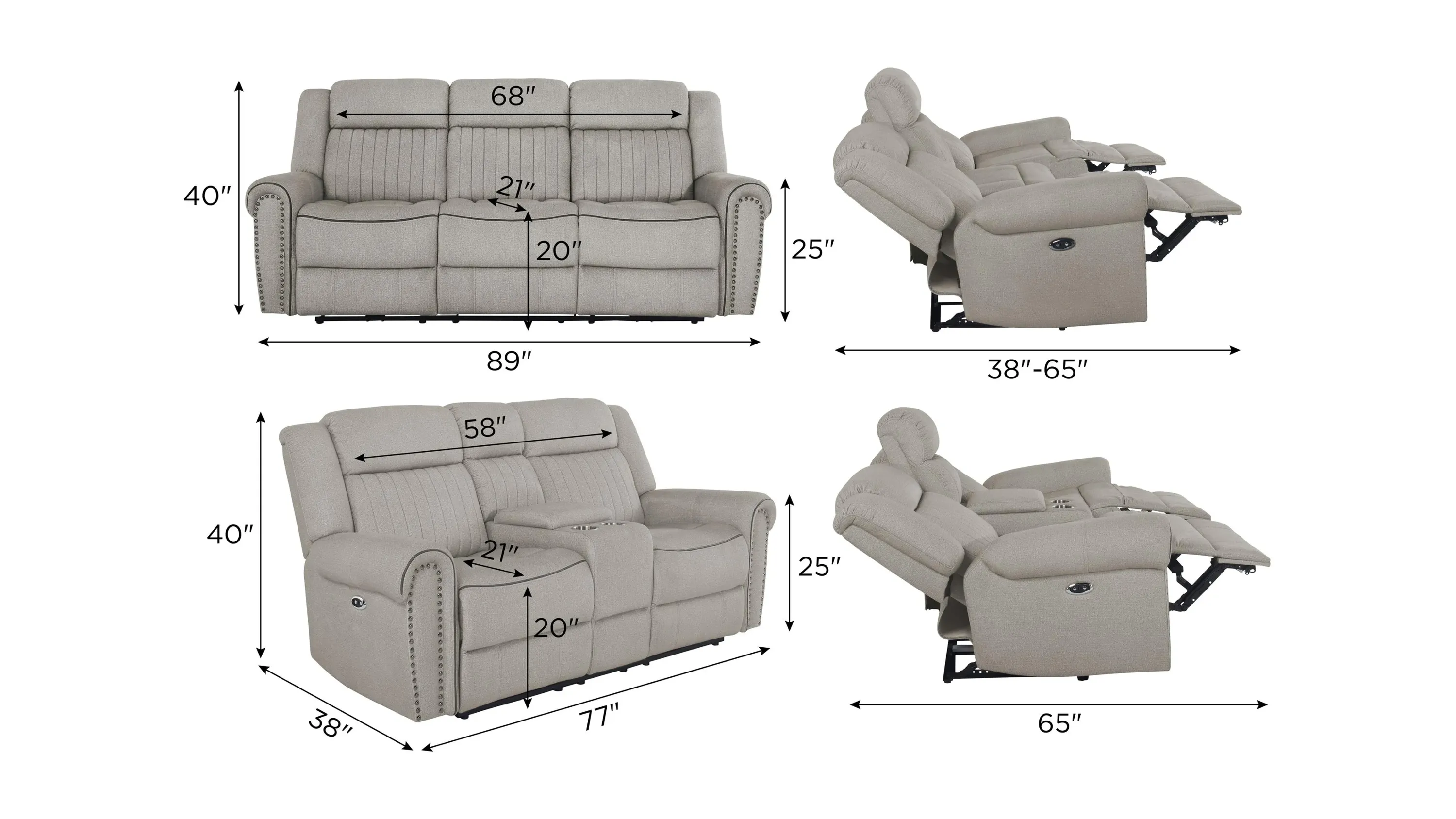 e harrison living in.. (RAREセット送料込） Harrison Living Room Set | Raymour & Flanigan