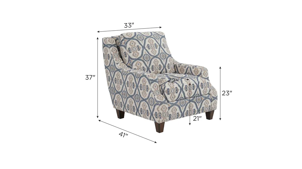 Boswell Accent Chair Dimensions