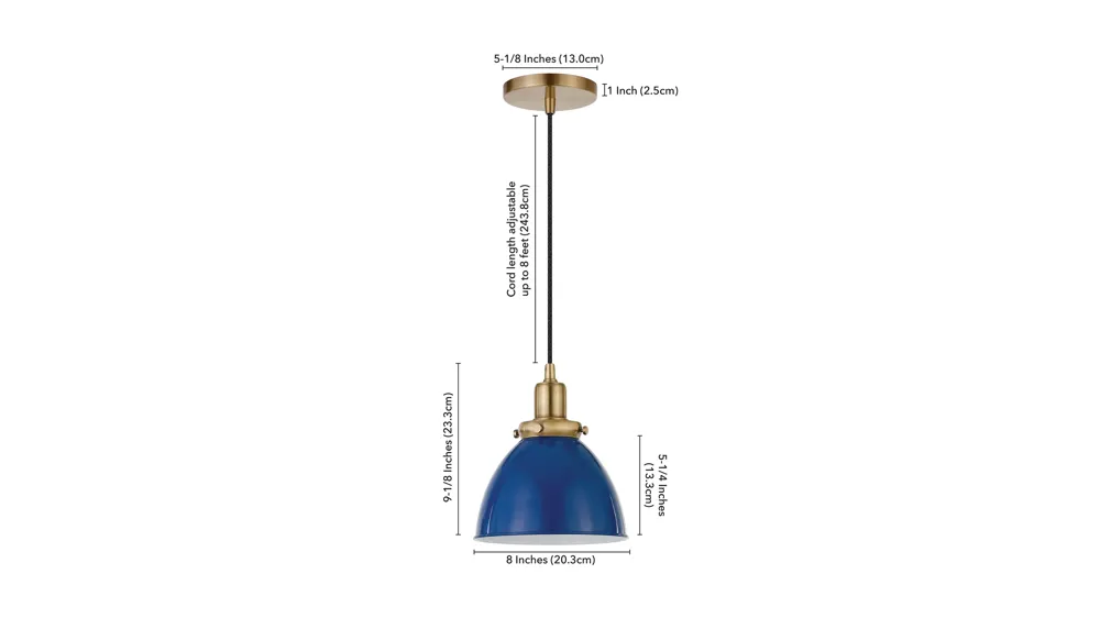 Pari Pendant Dimensions