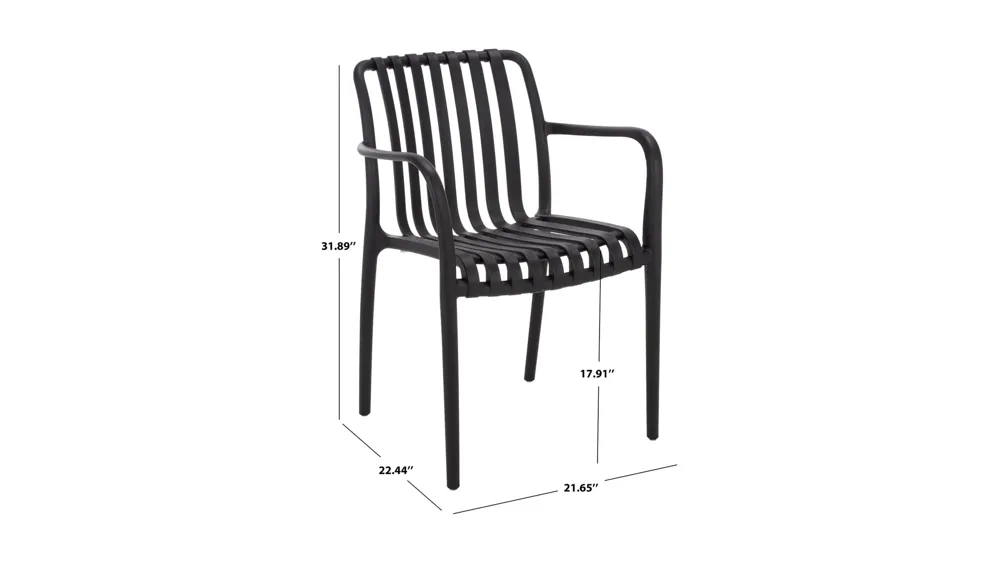 Holly Outdoor Dining Chairs -Set of 2 Dimensions