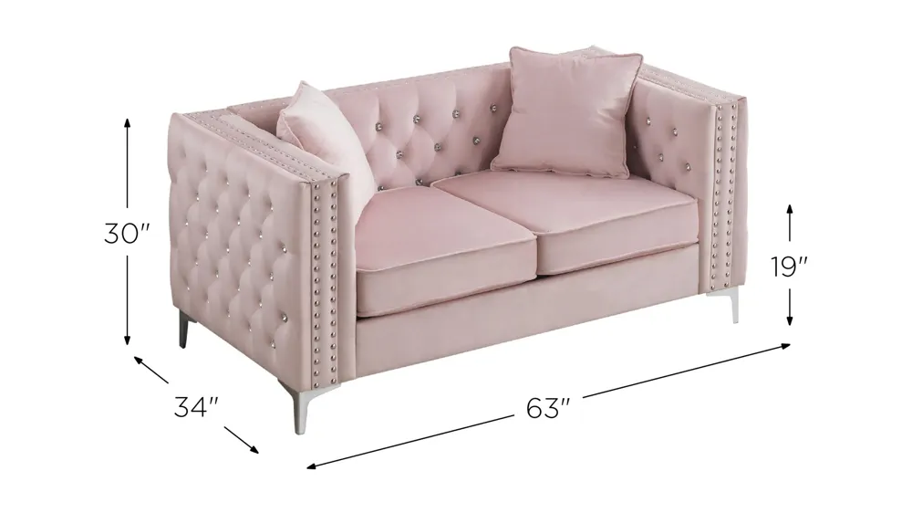 Paige Loveseat Dimensions