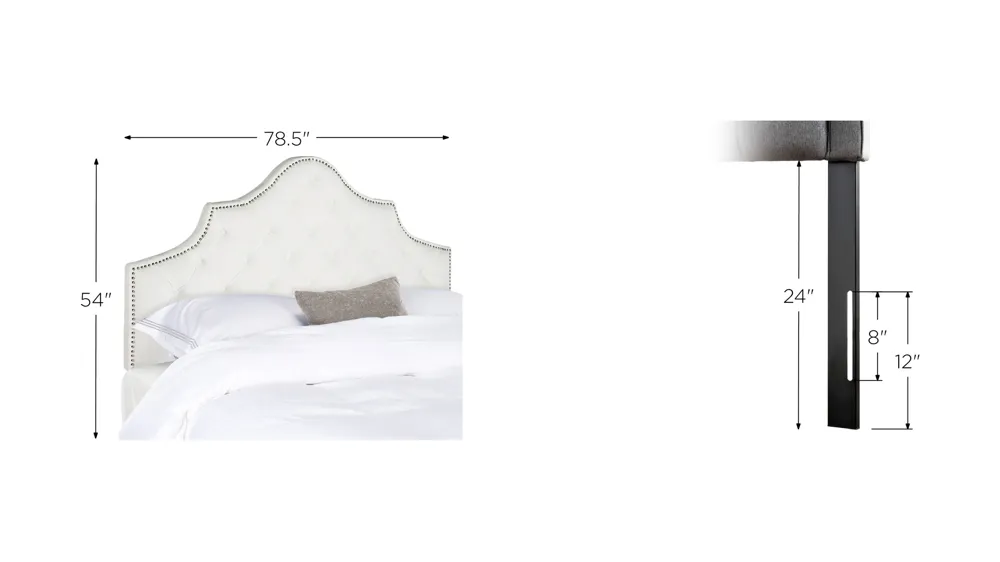 Arebelle Upholstered Headboard Dimensions
