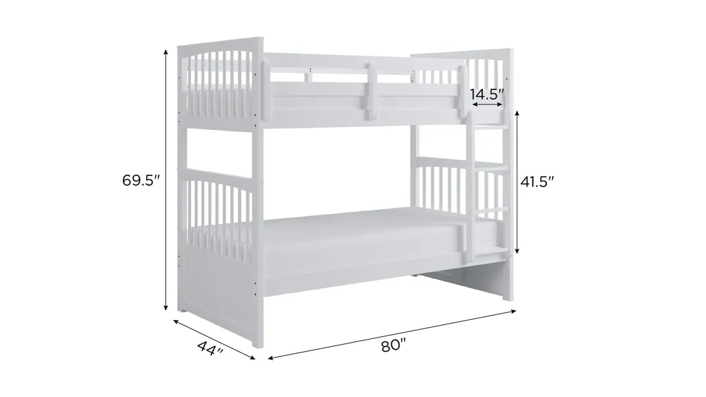 Apollo Bunk Bed Dimensions