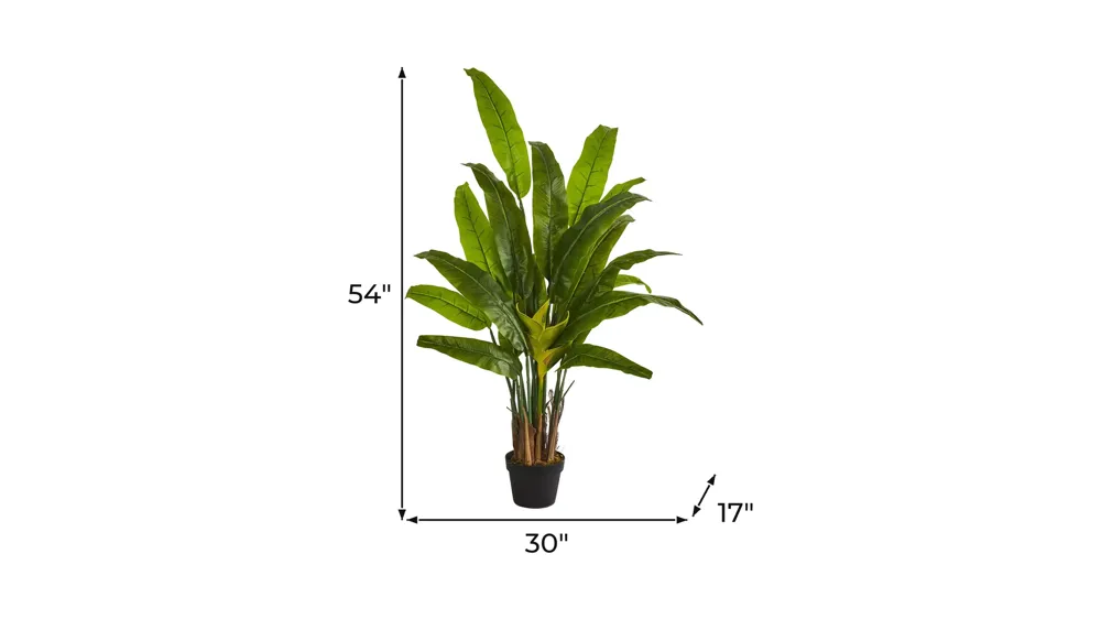 4.5ft. Travelers Palm Artificial Tree Dimensions