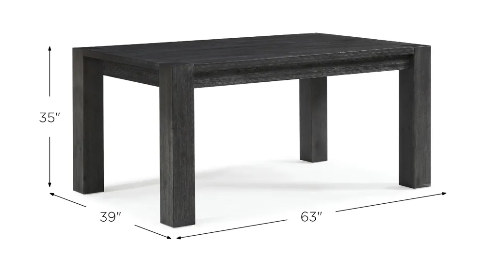 Meadow Dining Table w/ Leaf Dimensions